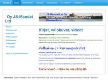 Tablet Screenshot of mandat.fi
